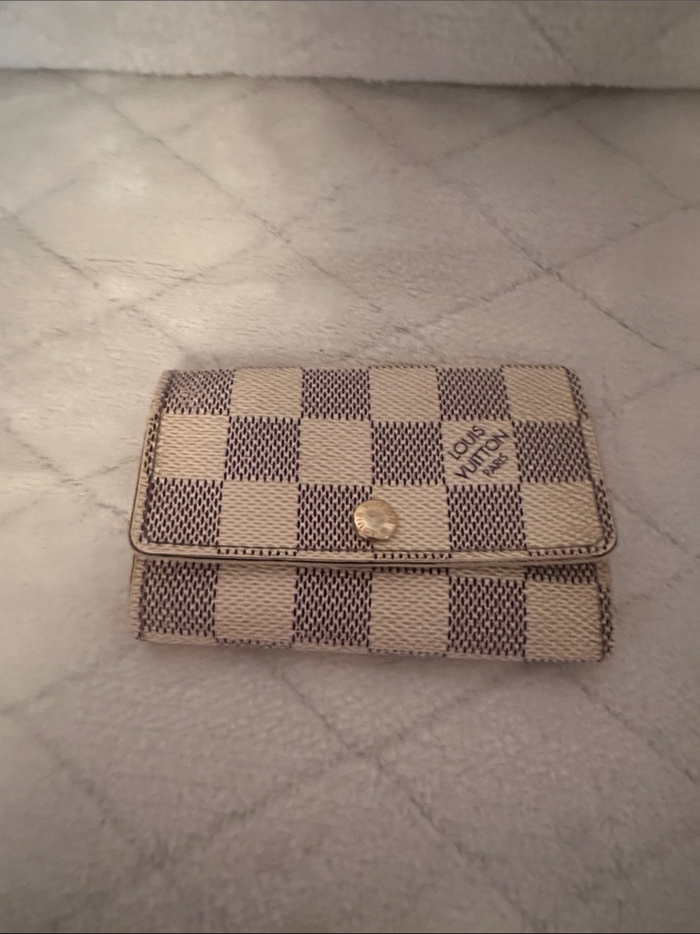 Louis Vuitton Damier Azur Key Cles